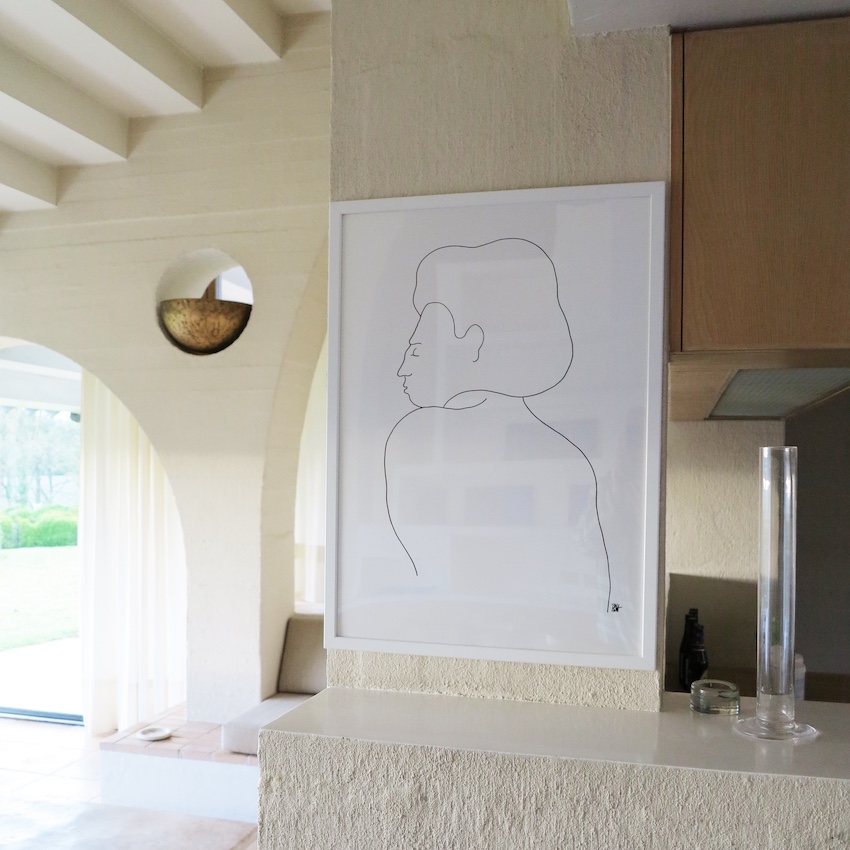 hoo Dessin à main levée d’après modèle - encre sur papier