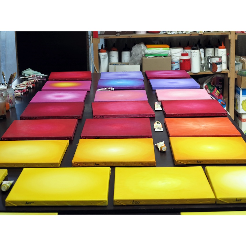 Peinture acryliques sur toile – hoo