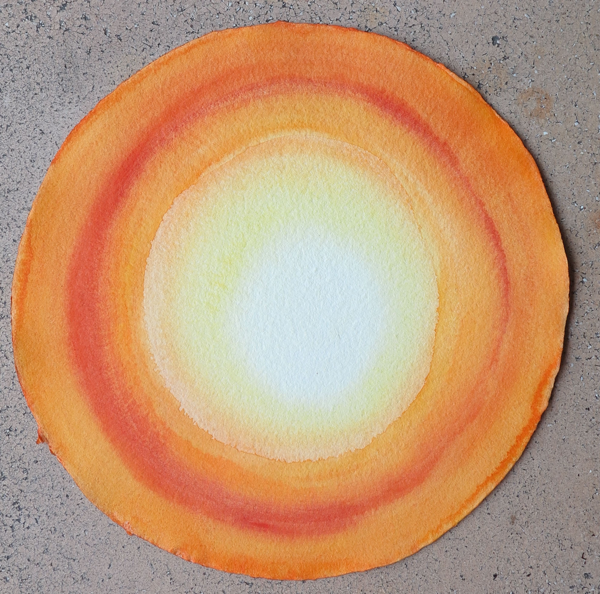 Aquarelle sur papier cuve - hoo